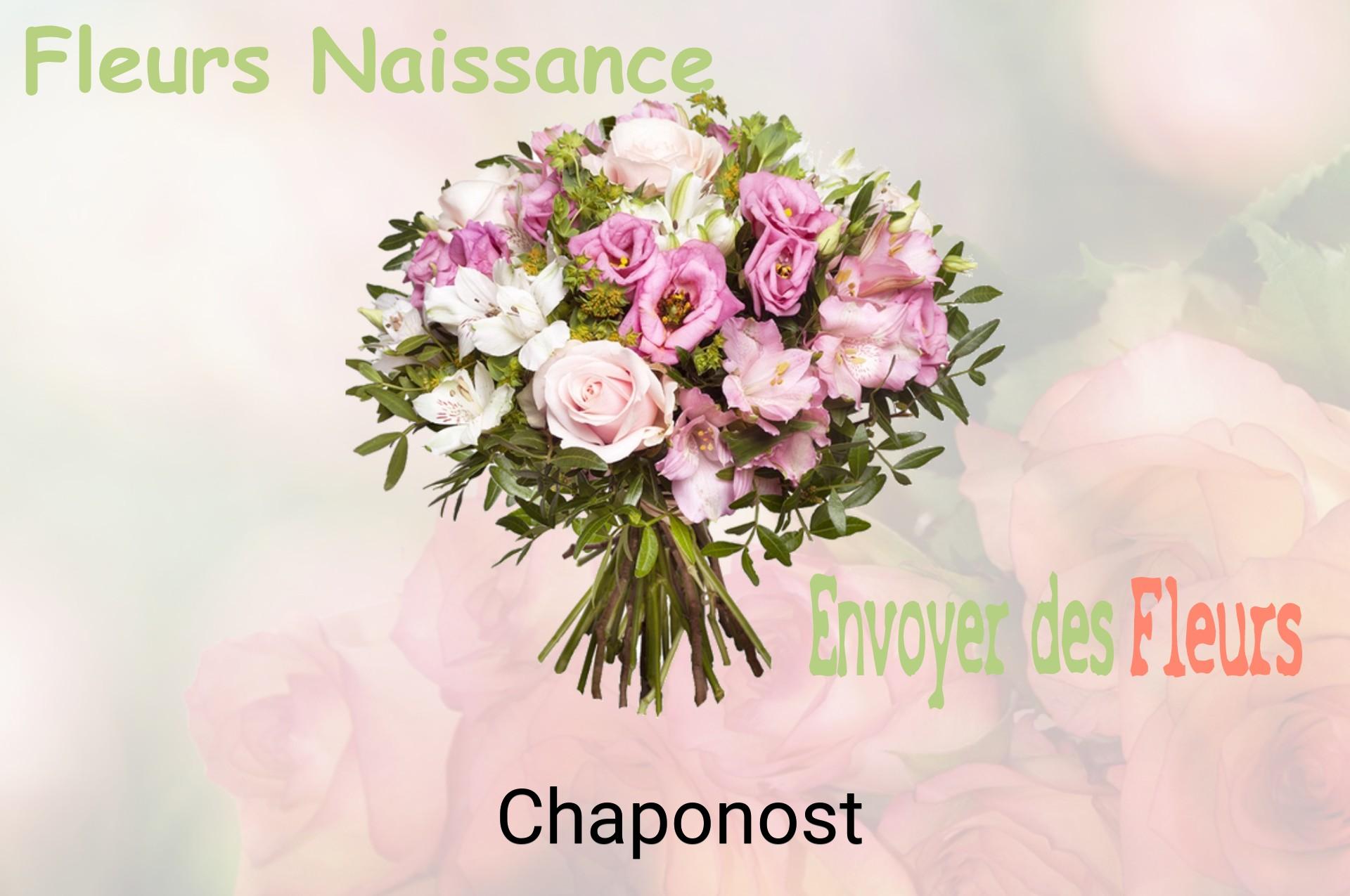 Bouquet de fleurs de naissance livré à Chaponost